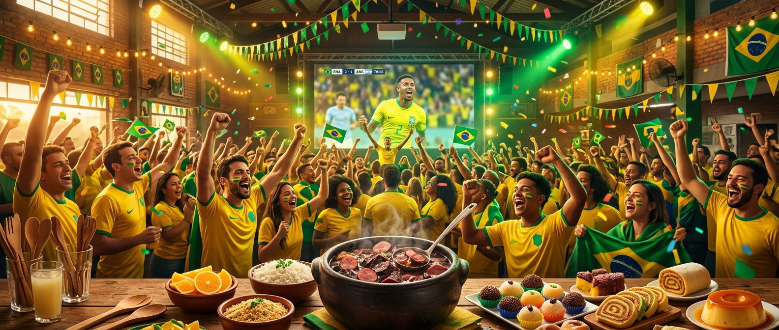 Game Day em Calgary: Feijoada, Futebol e Muita Energia Brasileira 🇧🇷⚽
