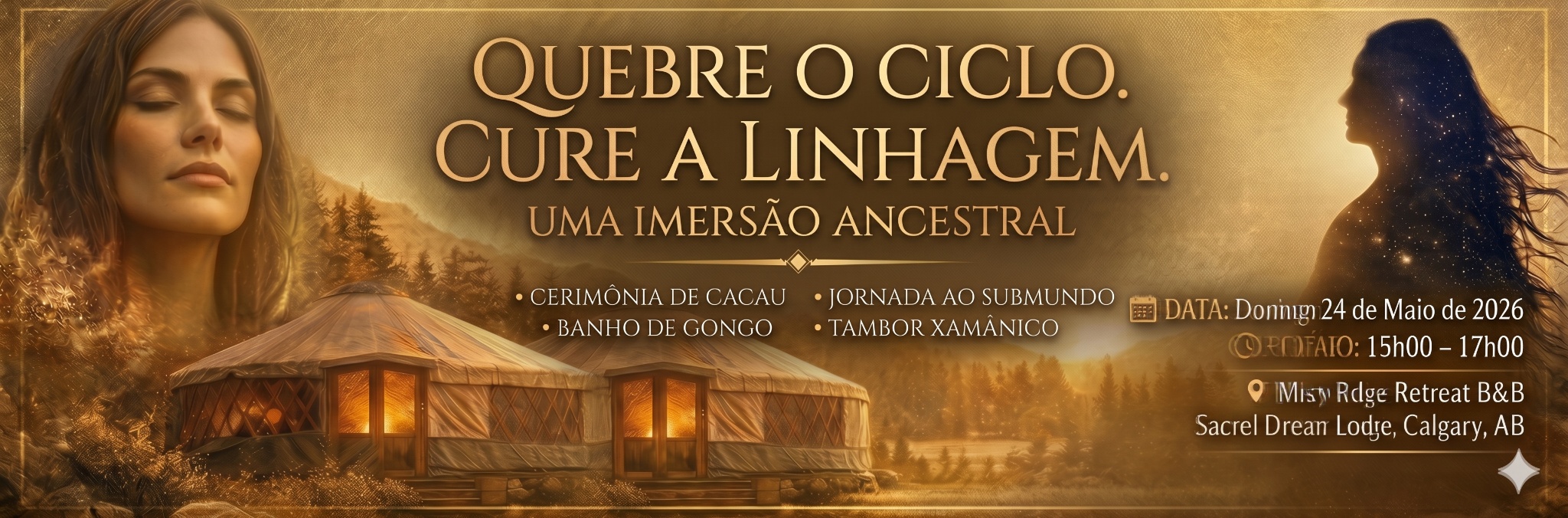 Imersão de Cura da Linhagem Feminina — Despertar do Feminino Divino