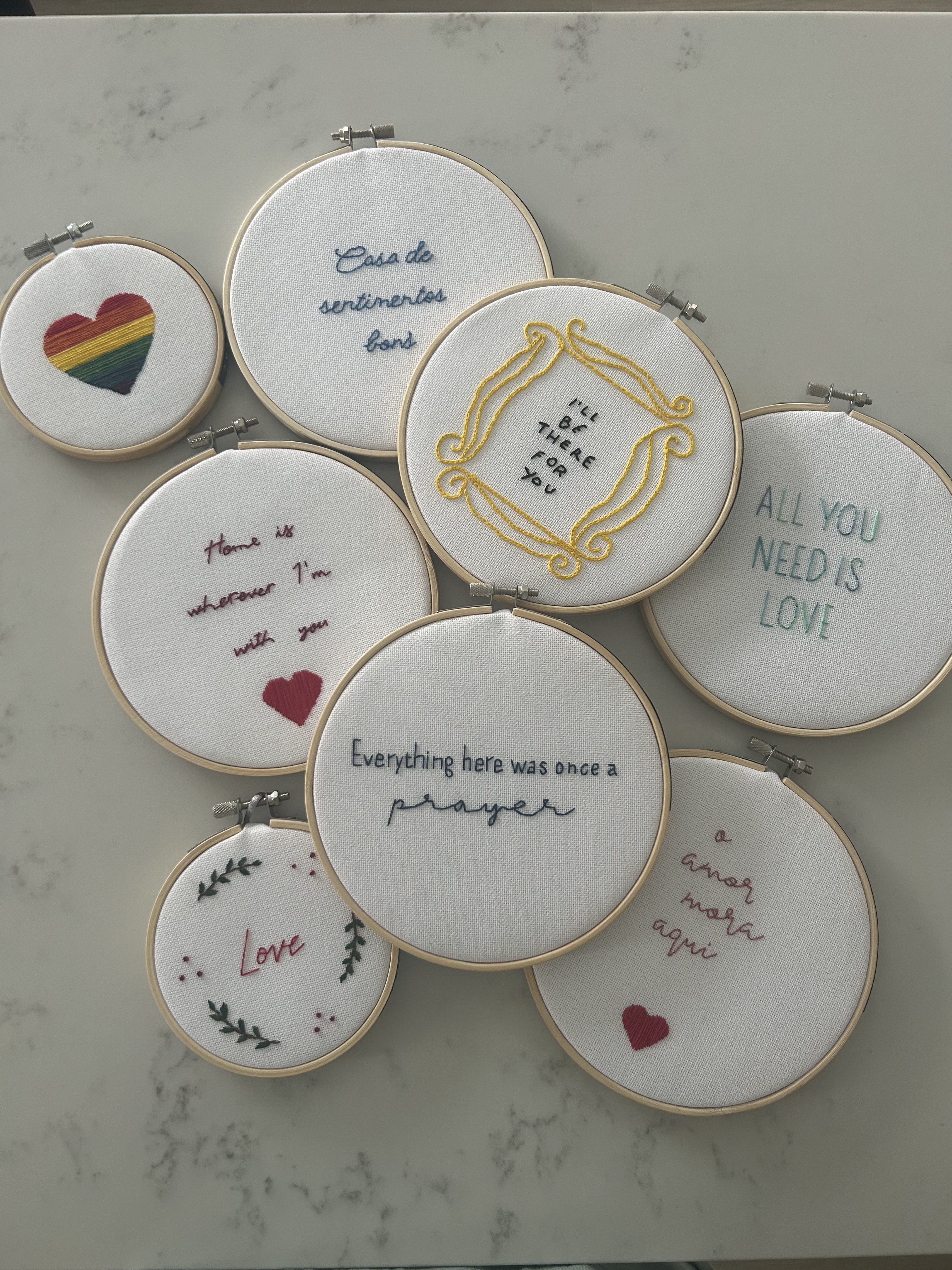 Maple embroidery