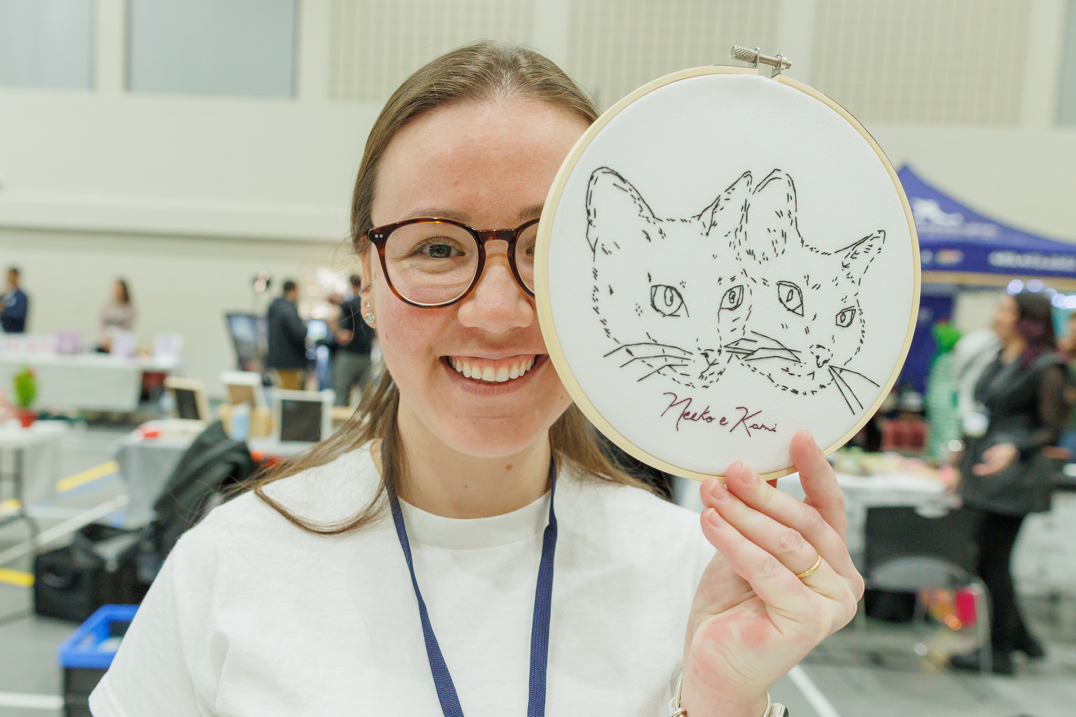 Maple embroidery