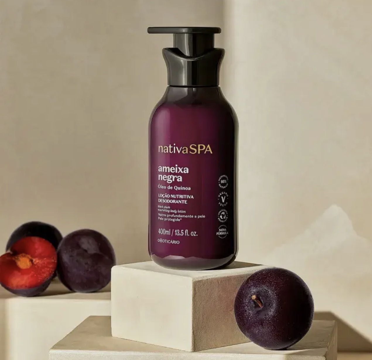 Nativa Spa Ameixa Negra – Loção Nutritiva Desodorante 400ml